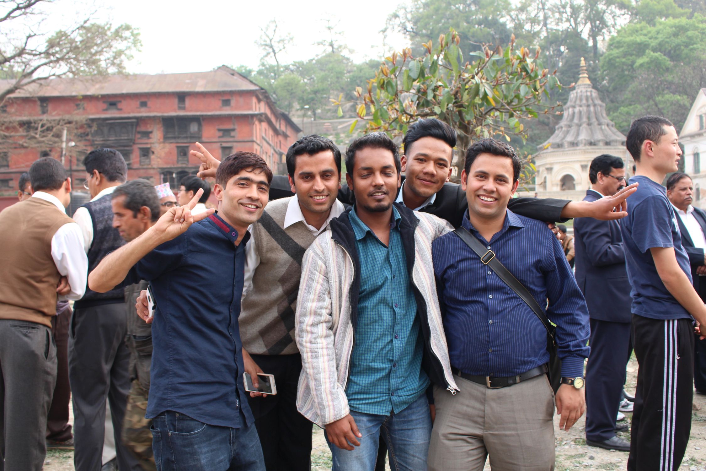 Participants at Bagmati Clean Up Project 2015