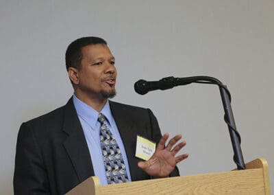 Imam Talib Shareef, President of the Nation's Historic Mosque at DC forum.