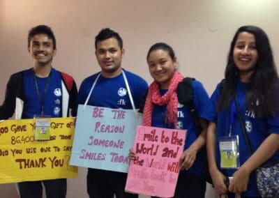 Global Peace Youth India volunteers ready to campaign for cultural appreciation in New Delhi