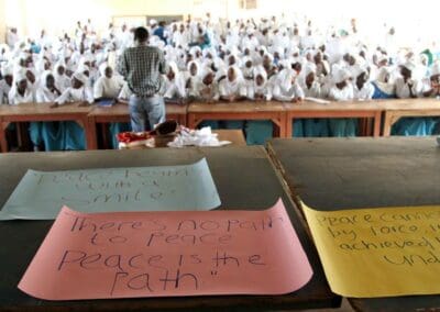 Global Peace Youth Uganda host the International Day of Peace at Mariam High School in Uganda.