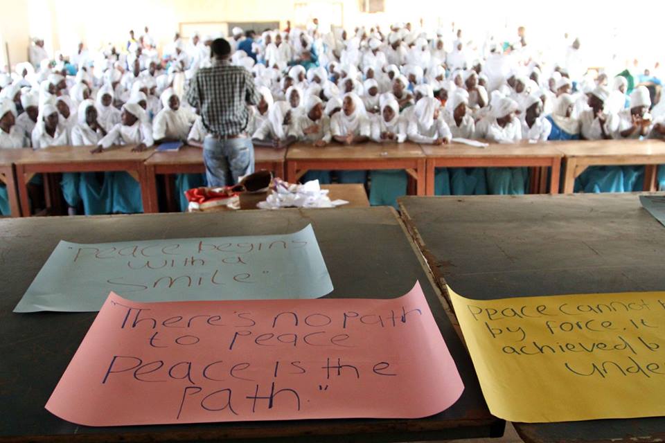 Global Peace Youth Uganda host the International Day of Peace at Mariam High School in Uganda.