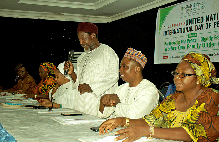 International Day Of Peace Event Panelists in Kaduna, Nigeria