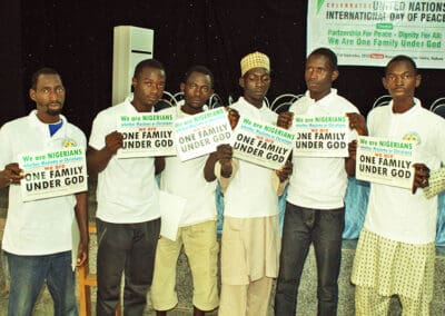 Young leaders at International Day of Peace Event in Kaduna, Nigeria