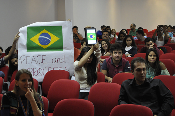 Participants Promote Peace Through Skype