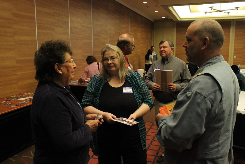 Networking at Global Peace Foundation USA forum in Billings, Montana