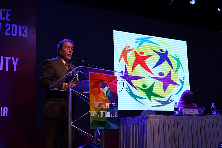 H.E. Marco Vinicio Cerezo, former President of Guatemala at GPC 2013.