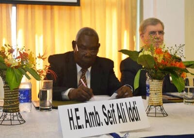 H.E. Amb. Seif Ali Iddi, Former Vice President of Zanzibar at Opening Plenary