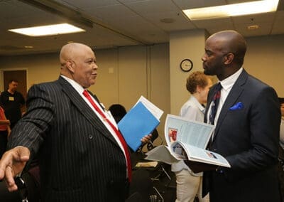 Forum participants network at Global Peace Foundation and SDI forum.