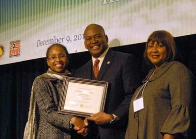 Senator Emanuel Jones Presents Awards to Leaders