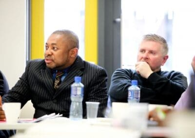 Participants from Nigeria, the United Kingdom, the Republic of Ireland and the United States at the forum ‘Cross-community Engagement: The Role of Faith Leaders in Conflict Resolution and Peace-building' engaged in deep conversation about the challenges and opportunities for faith leaders to engage in community issues.