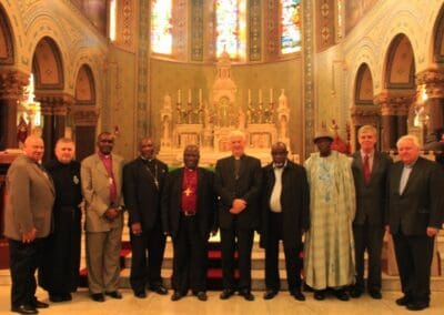 International delegates visit Holy Cross Church in Belfast