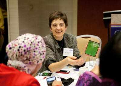 Global Peace Women hosted a networking luncheon where women from across the globe, Kenya, the Unites States, Indonesia, exchanged stories and best practices with each other.