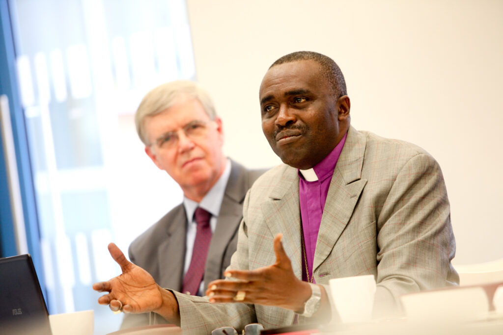Bishop Sunday Onuoha speaks at Nigeria-Ireland Forum.