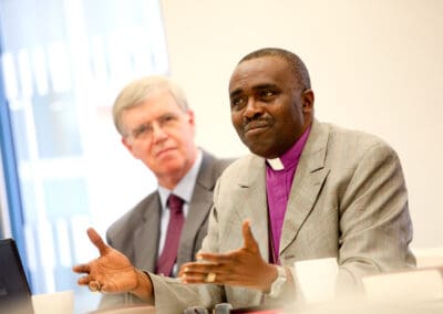 Bishop Sunday Onuoha speaks at Nigeria-Ireland Forum.