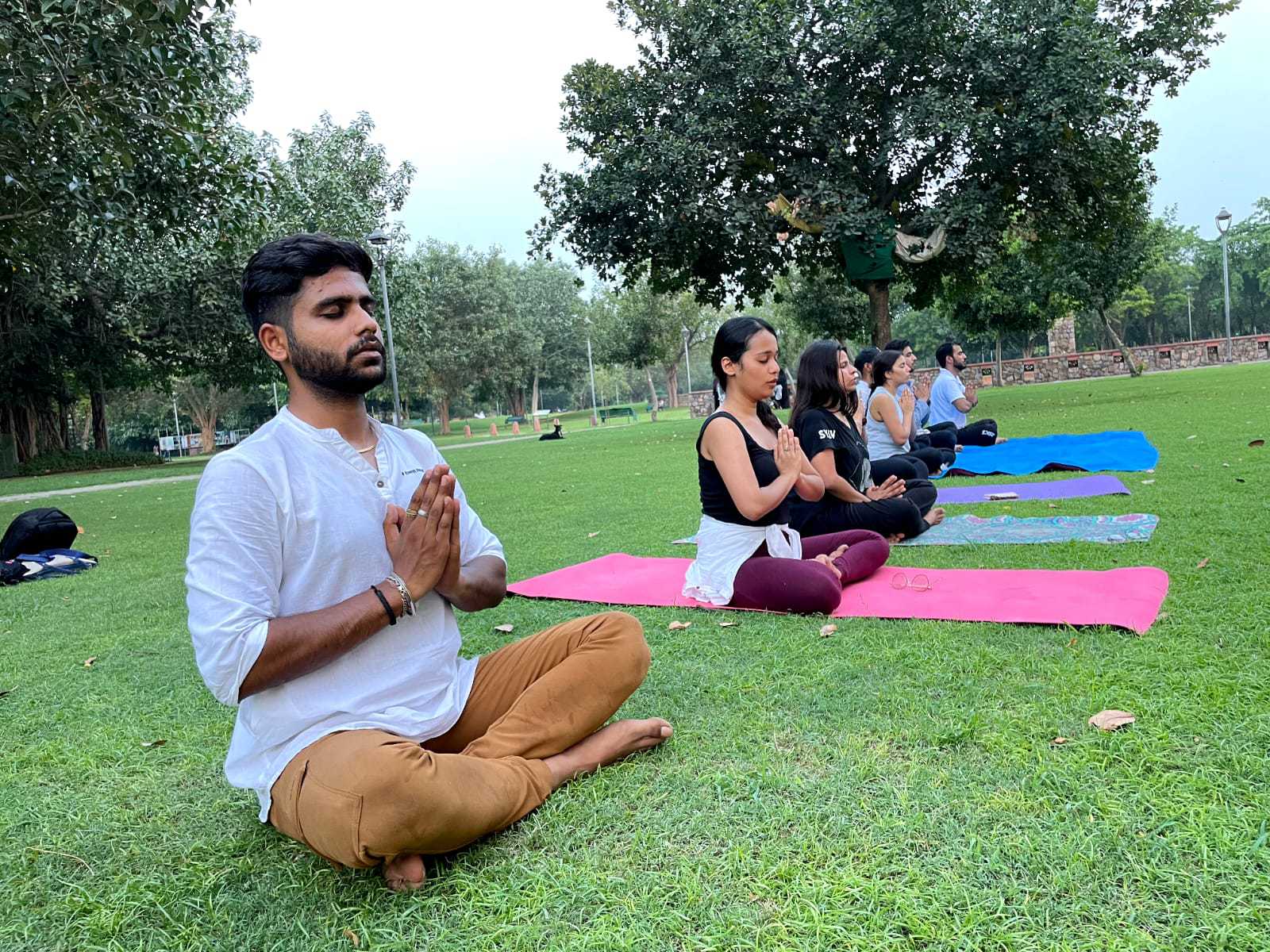 GPF India host yoga in the park