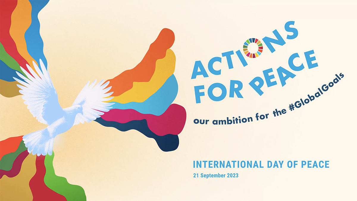 Actions for peace - our efforts for the International Day of Peace 2023.