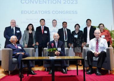 Group photo of contributors during the sessions at the Educators Congress