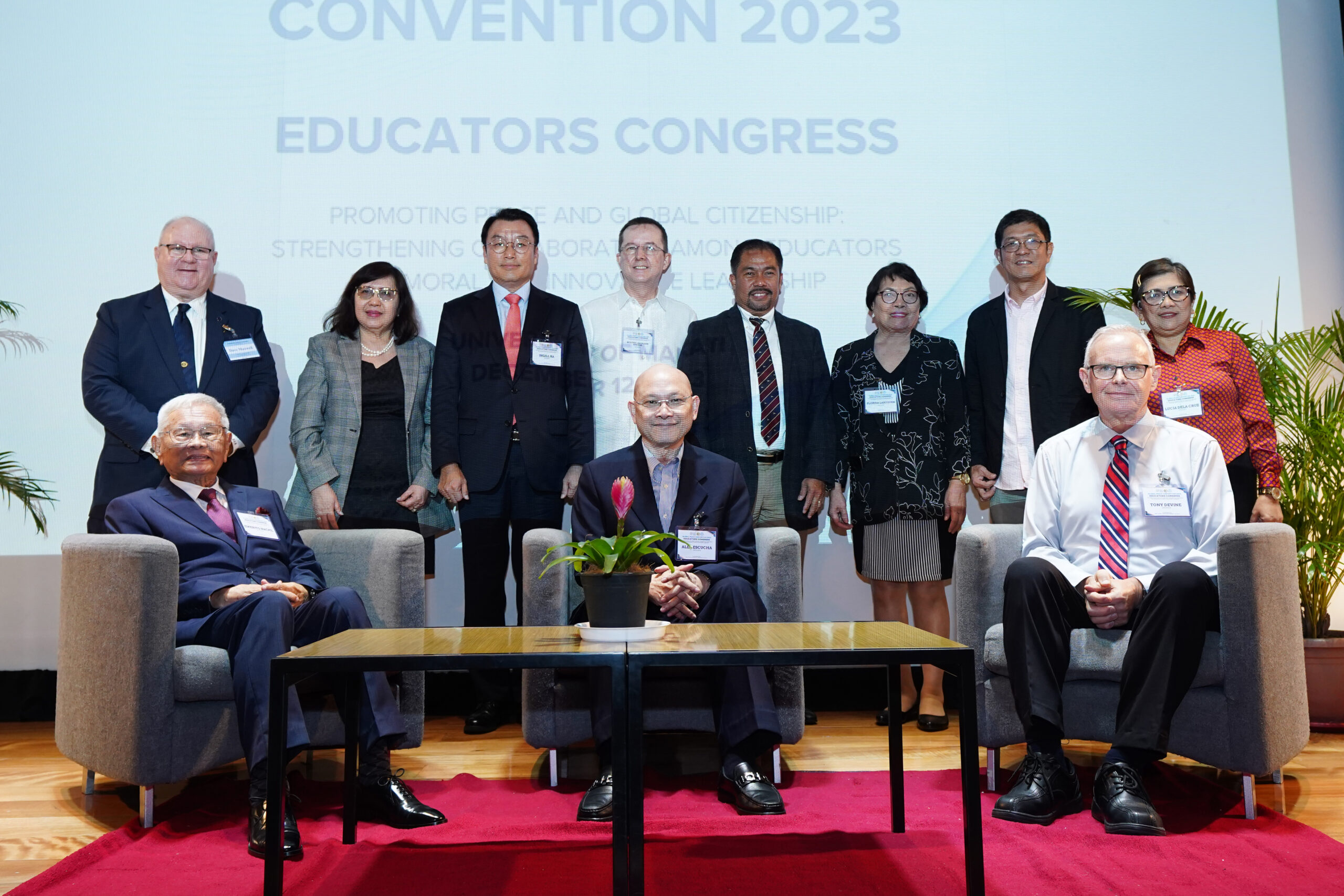 Group photo of contributors during the sessions at the Educators Congress