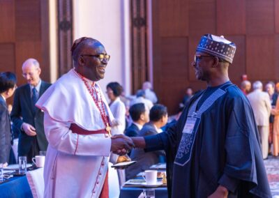 Bishop Onuoha Sunday with Rev. Hayab, GPF Nigeria Country Director