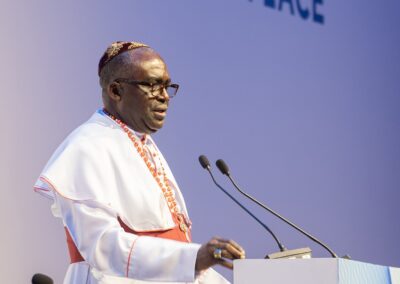 Bishop Sunday Onuoha, President, Vision Africa Speaking at the Main Plenary of Global Peace Convention 2023