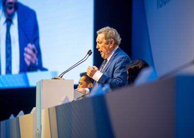 President Vinicio Cerezo, President of Guatemala (1986-1991); Founding Member of Latin American Presidential Mission at the Main Plenary of Global Peace Convention 2023