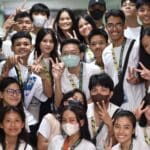 A group of students posing for a photo.