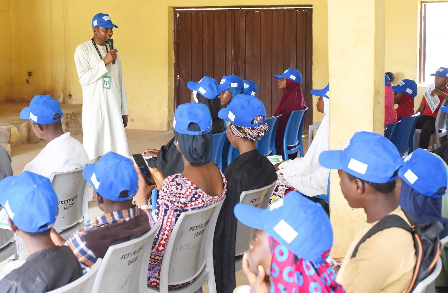 GPF Project Manager Abdul Ahmed speaking during the workshop.