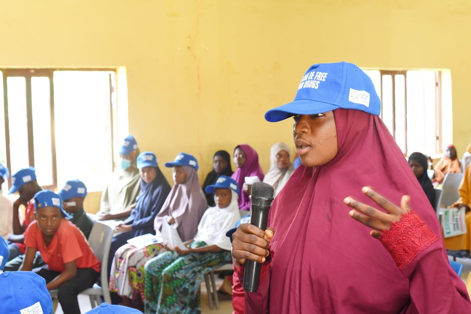 Participants share their testimonies.