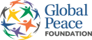 logo-GP-Foundation (4) Logo with five colorful interlocking stars forming a circle on the left and the text "Global Peace" in blue on the right.